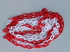 Plastik Schutzwand Kette 5mm 5 Meter rot und weiß Schwarz Gelb