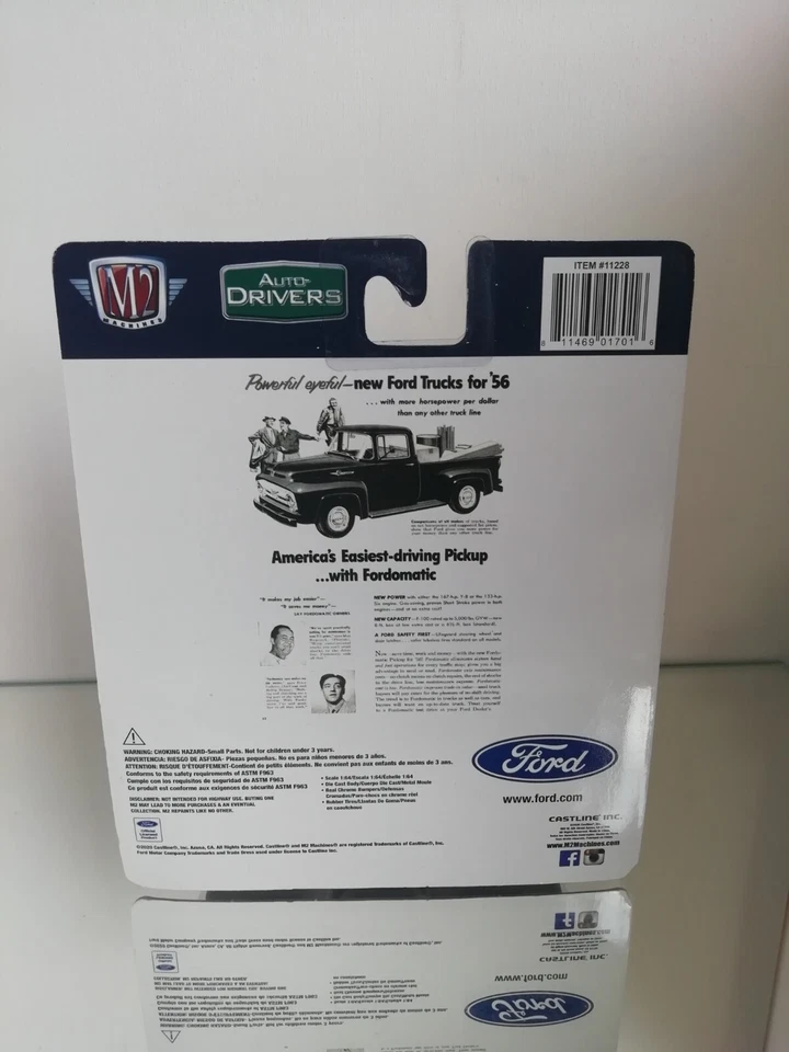 Máquinas M2 56 Ford F-100 camioneta R71 escala 1:64 en blister - Imagen 3 de 3