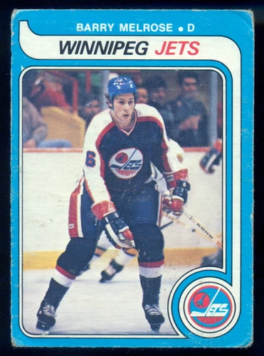 1979-80 OPC O PEE CHEE HOCKEY #386 BARRY MELROSE VG RC WINNIPEG JETS Rookie 