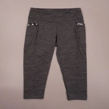 Patagonia Diversifly Capris Leggings Womens XS Dark Gray Heather 24510