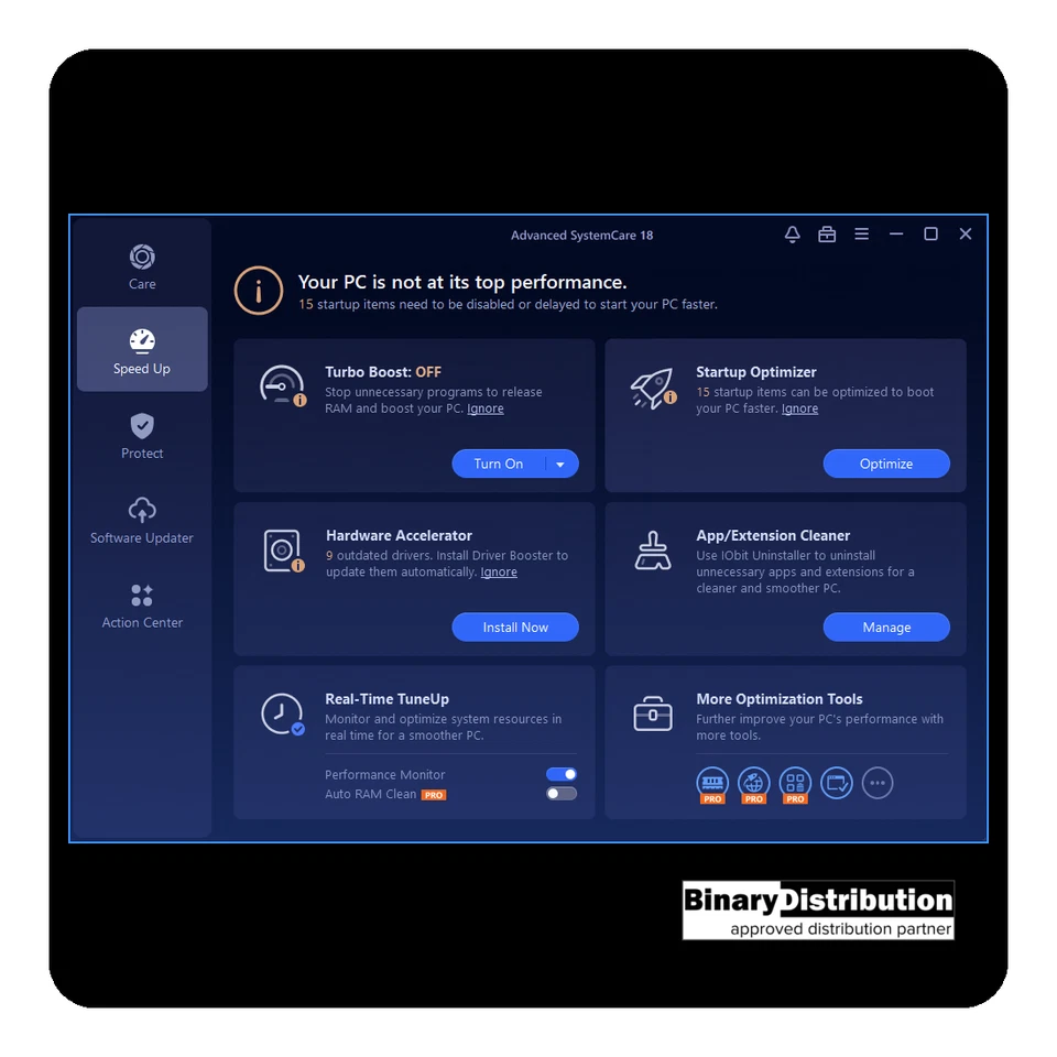 IObit Advanced SystemCare PRO 18 - 3 PZ 1 anno - [Scarica] - Immagine 2 di 4