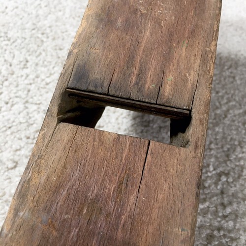 Antique Early 1900s Providence Tool Co. Wood Plane Planer Hand Tool 16” - Rare!! - 第 9/12 張圖片