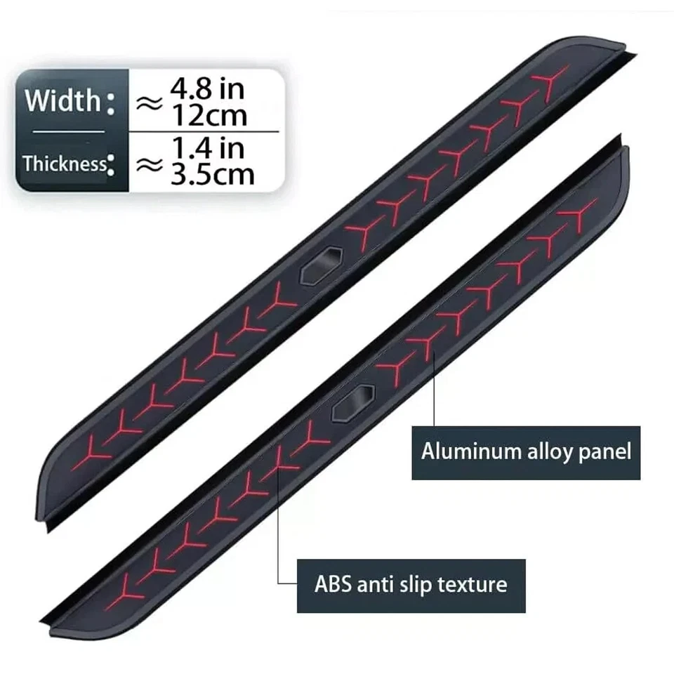 Fits for Land Rover Range Rover Sport 2014-2022 Running Board Side Step Nerf Bar - Image 2 of 4