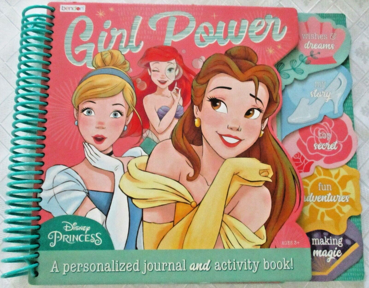 NEW, Disney Princess Personalized Journal & Activity Book For Kids
