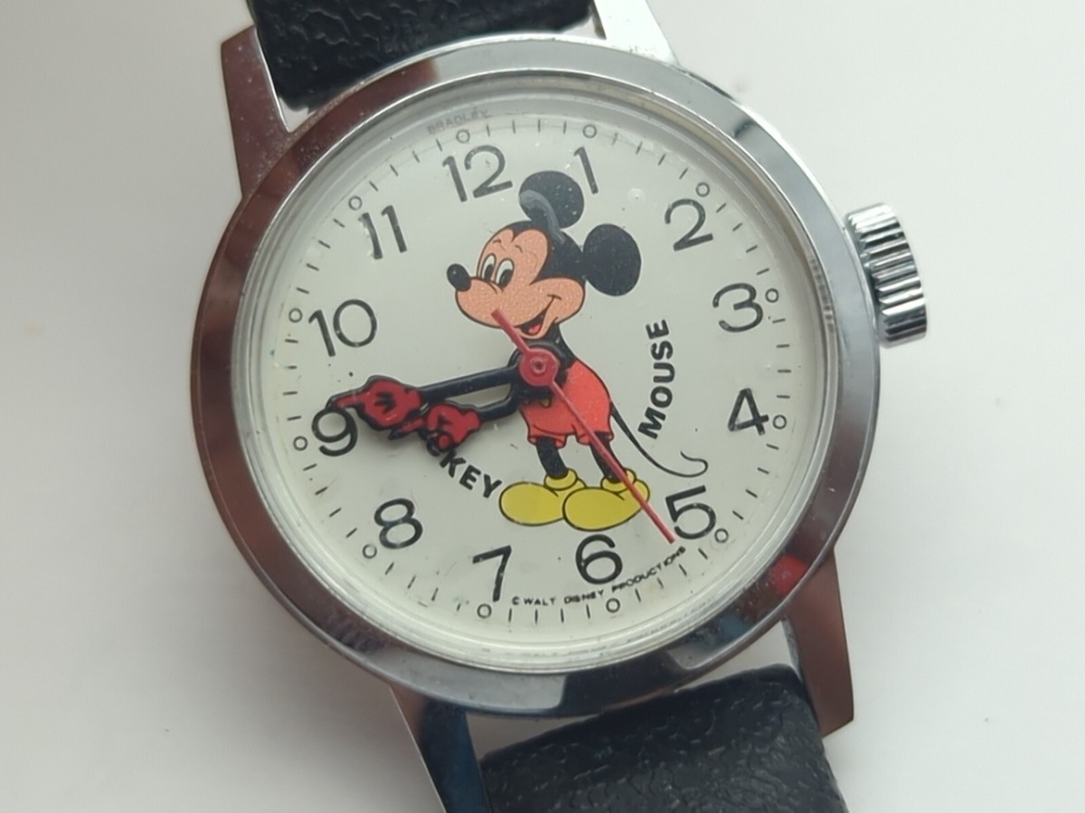 Vintage Bradley Mickey Mouse Mechanical Watch ORIGINAL  display picture 1