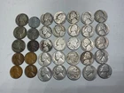 Old US Coin Lot, Inc Silver war nickels, steel Pennies, more…..