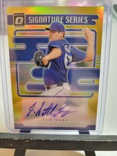 Seth Lugo Signature Series Gold 4/10 2021 Panini Donruss Optic Auto