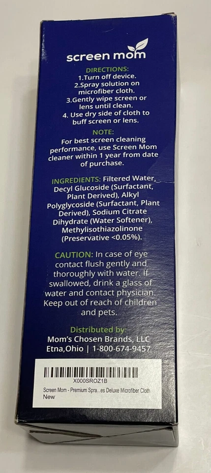 Screen Mom Natural Screen Cleaner - 16 fl oz (New, Unused) - Image 4 of 4