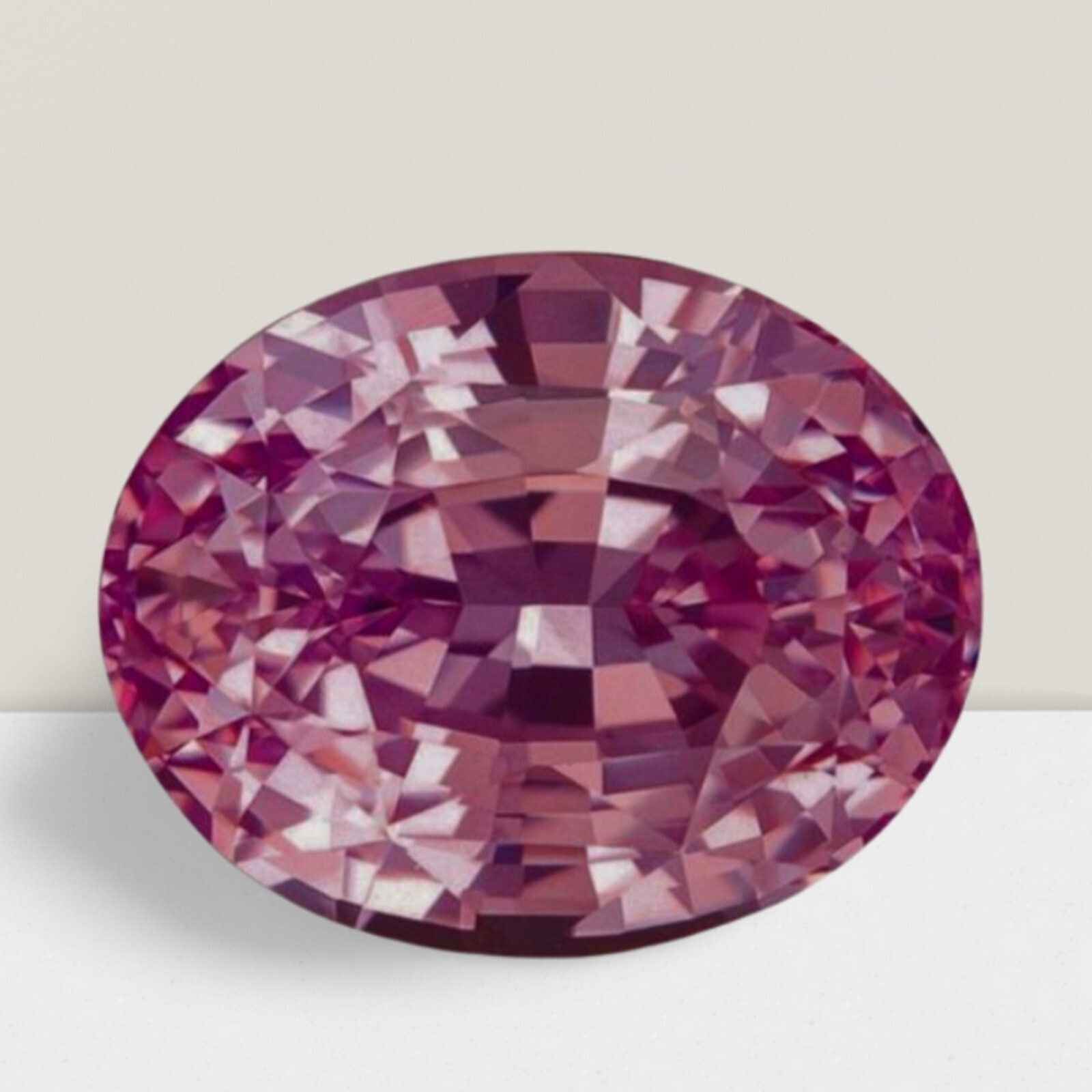 Pink Sapphire Oval Cut Loose Gemstone 2 Carats 9x7mm Lustrous Sparkling