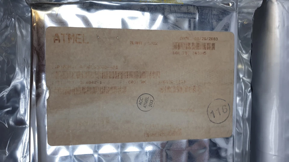 Lot of 2600 Atmel AT90LS8535-4AI Microcontrollers - New - Image 3 of 4