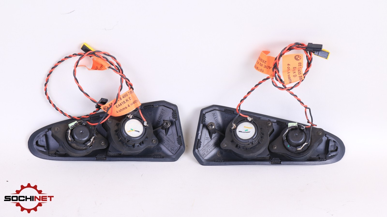 9602 BMW E36 Z3 Door Speaker Cover Tweeter Set Pair Harmon Kardon OEM