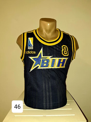 Basketball jersey Bosnia And Herzegovina 1999 Adidas Woman 46 Blue