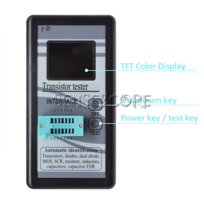 1.8'' M328 ESR TFT LCD Display Transistor Tester Diode Checker Capacitance Meter-