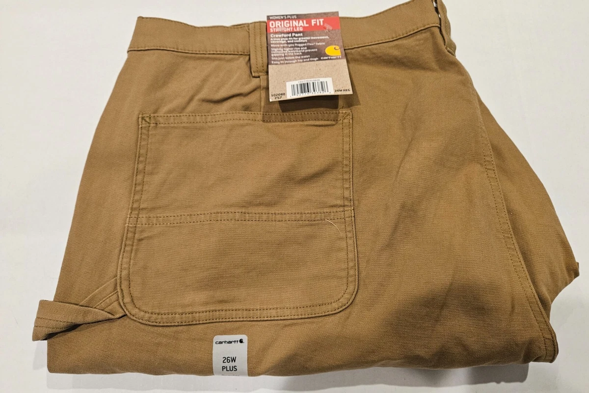 Woman's Pants Carhartt Women's Original Fit Crawford Pant 26W Regular  102080 257