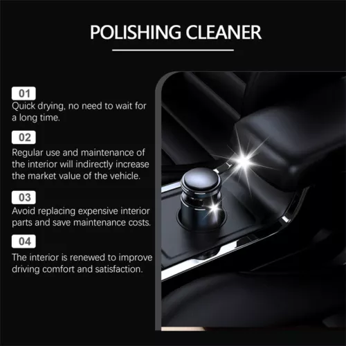 2PCS Car Interior Cleaner 100ml Car Interior Cleaner, Vehicle Interior Polish - Picture 4 of 14