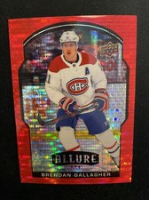 20-21 UD Allure Hockey Red Rainbow Parallel 2 Brendan Gallagher