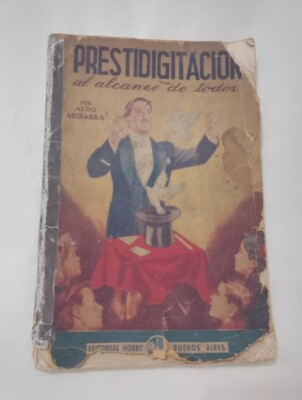 Vintage PREFIGURATION FOR EVERYONE Legerdemain Spanish Magic Book Argentina 1957