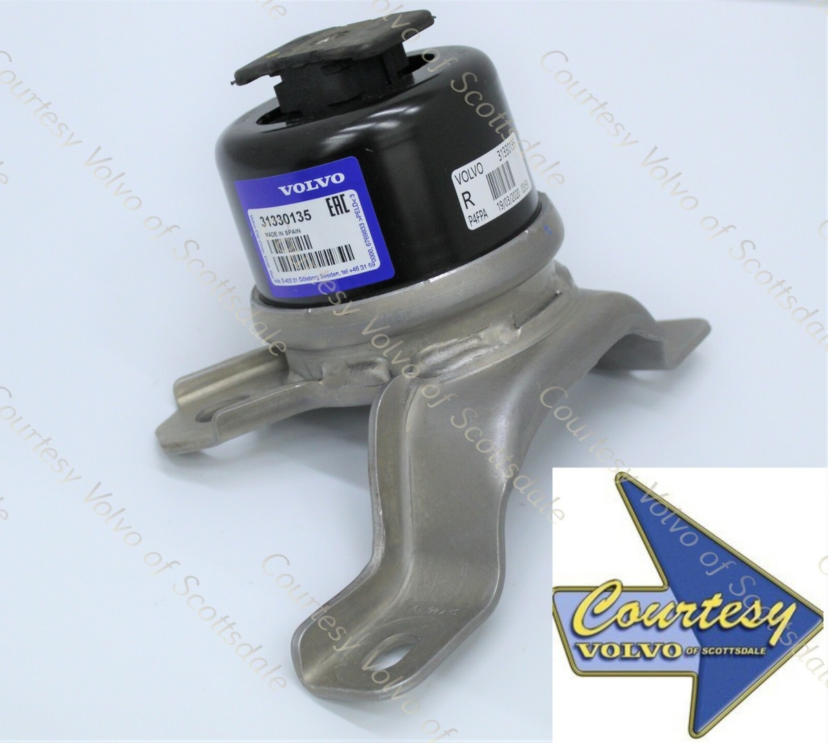 GENUINE VOLVO Factory OEM Right Lower Engine Mount 15-18 S60 V60