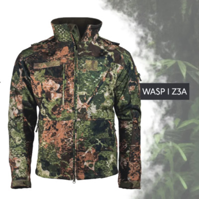 Mil-Tec Softshell Jacke, WASP, Phantomleaf, Outdoorjacke, Regenjacke, Camping