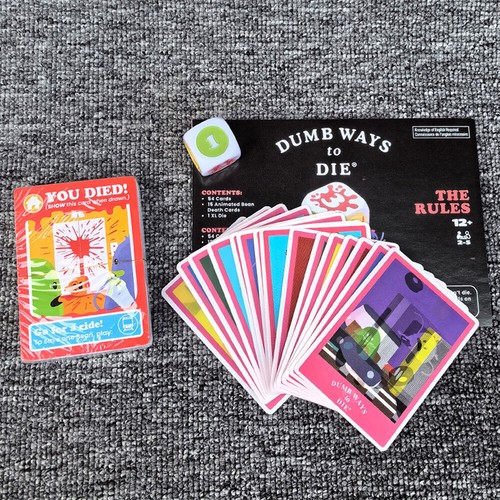 Spinmaster Games Dumb Ways to Die Card Game Party Board Games Toys BL - Picture 6 of 16