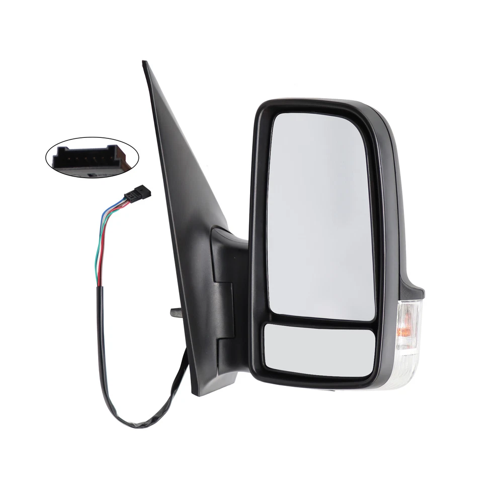 Espejo retrovisor lateral derecho para Mercedes Freightliner Dodge Sprinter 2500 3500 2006-17 EE. UU. Foto 3 de 4