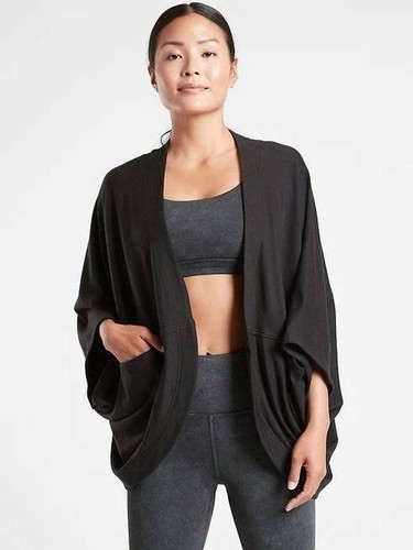 LAYERING COCOON WRAP SWEATER MEDIUM 