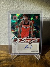 2021-22 Panini Mosaic Scripts Green Prizm Isaiah Todd #RS-IST Rookie Auto RC