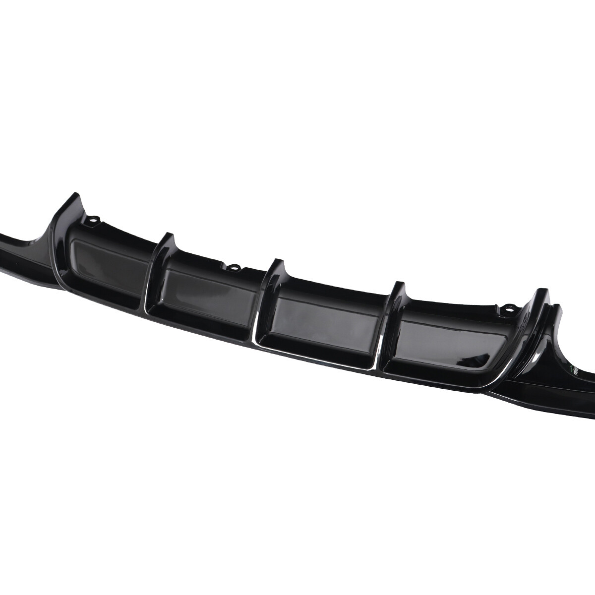 Rear Bumper Diffuser Lip Quad Exhaust For BMW F30 F31 MSport 1218