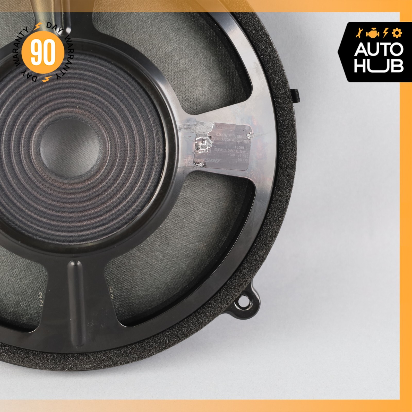 03-19 Maserati Quattroporte Rear Bose Subwoofer Sub Woofer Sound Speaker OEM 68k
