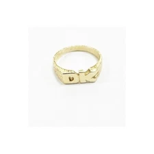 9ct Gold Child's Initial Ring DK