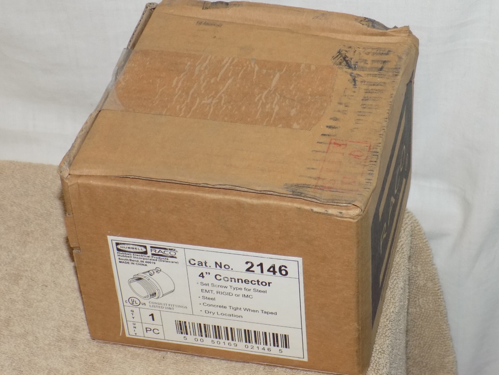 Hubbell Raco 2146 Set Screw Connectors 4" eBay