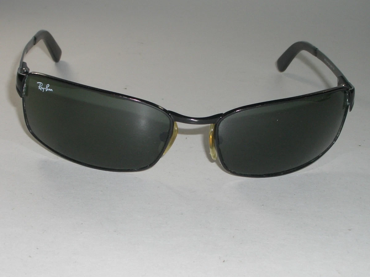 RAY BAN RB3269 006 63 18MM BLACK FLEX HINGES G15 FLIGHT METAL