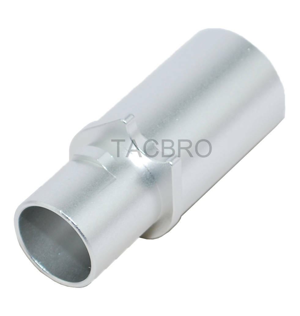 Silver Anodized Aluminum Muzzle Brake Type-B For 1911 .45ACP Handguns - TB Accessories