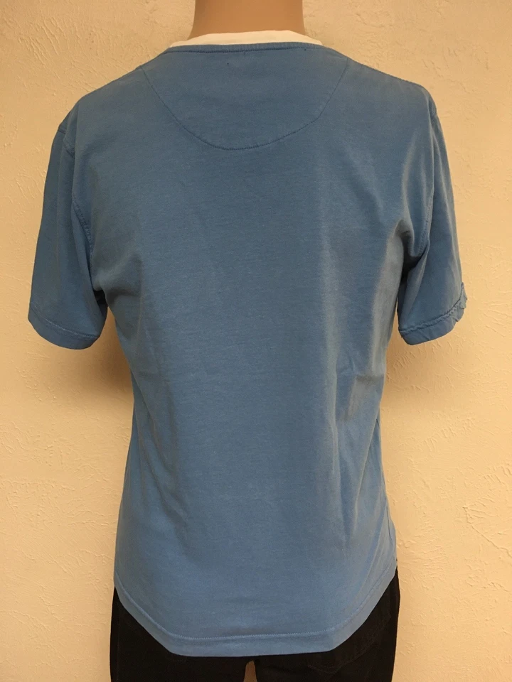 CAMISETA LAMBRETTA TERCIOPELO BULLDOG GRÁFICA Azul Cielo MEDIANA Lambretta Scooters Foto 4 de 4