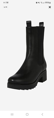 Schwarze Boots 