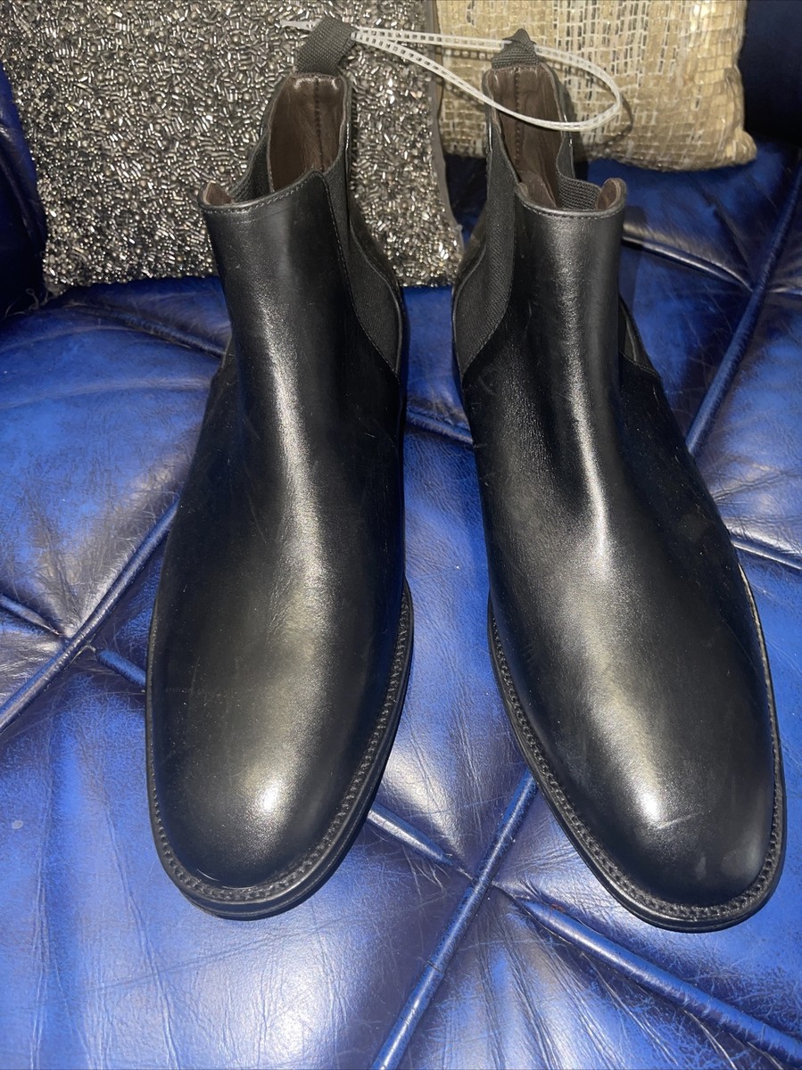 NWOT Flag Ltd Men\'s Black Leather Chelsea Boots Size 12 Men main image 2