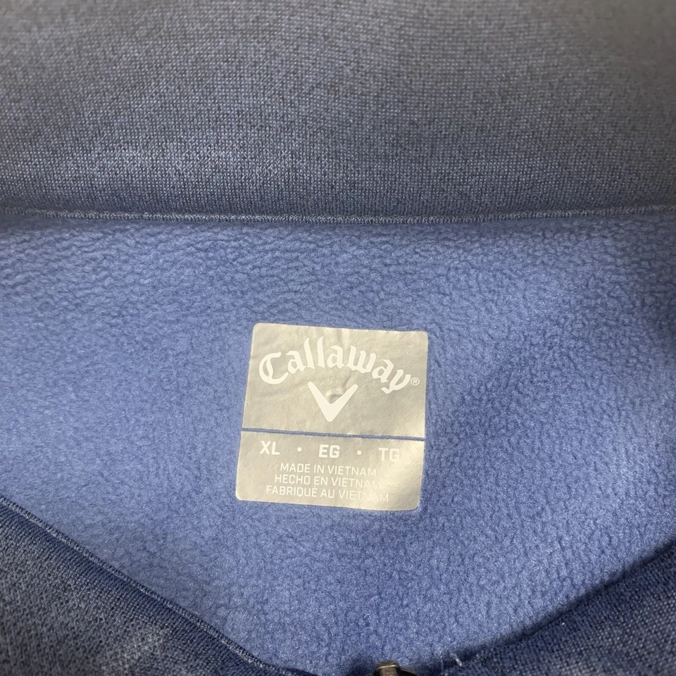 Callaway Opti Shield Hombre Golf 1/4 Cremallera Pullover Manga Larga Chaqueta Talla XL Foto 3 de 4