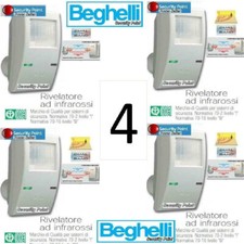 BEGHELLI INTELLIGENT ANTIFURTO ALLARME 4 RILEVATORE Art. 8154 IR VOLUMETRICO NEW