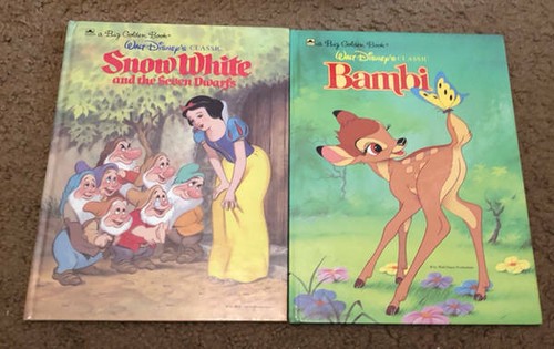 Disney 8 Big Books Bambi, Mermaid, Pinocchio, Beauty, Dumbo MORE Movie Favorites - Picture 4 of 4