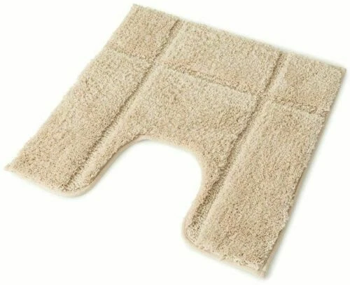 Einfarbige Badvorleger, Teppiche & Toilettensitzabdeckungen aus Mikrofaser