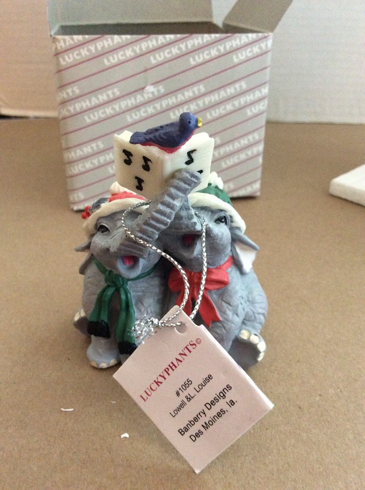 Luckyphants ~ Elephant Couple~ “Lowell & Louise