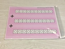 Classroom Set of 10 - Laminated Math Work Mats - Dry Erase 03