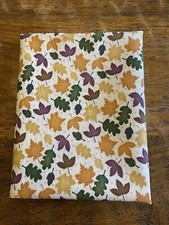 Fat Quarter Fall Leaves Thanksgiving Cotton Quilt Fabric