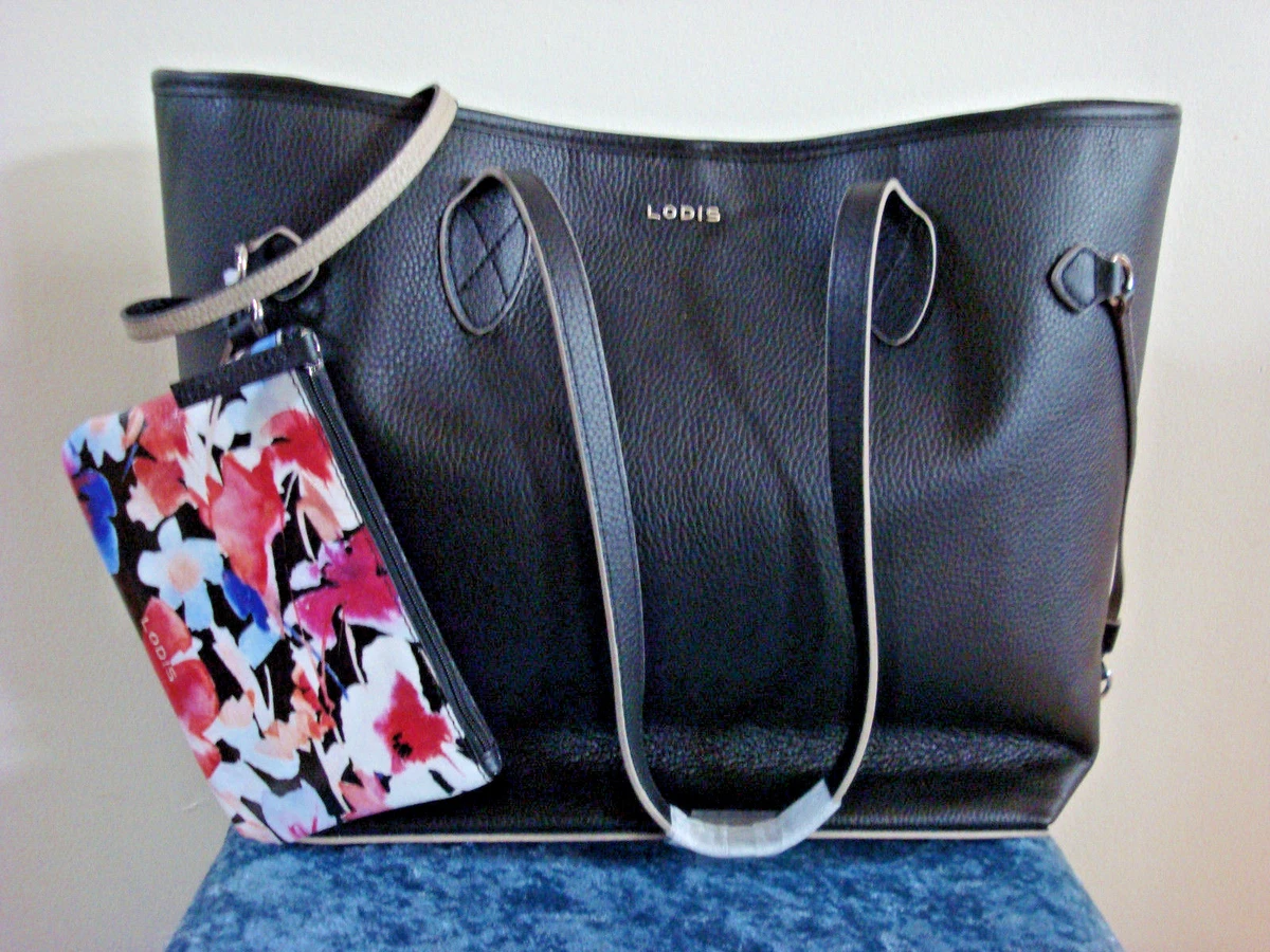 Lodis bliss leather deals tote with wristlet