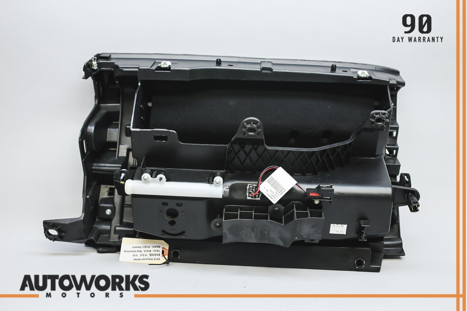 1417 Maserati Ghibli M157 Glove Box Storage Compartment Black OEM eBay