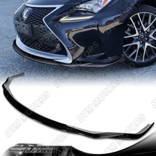 For 15-18 Lexus RC300 RC350 AG-Style Painted Black Front Bumper Lip Body Spoiler