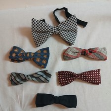 Lot of 6 Vintage Bow Ties Ormand Ever Grip Beau Spiffy