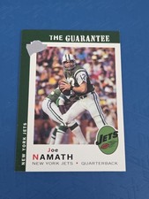 2004 Topps Fan Favorites #47 Joe Namath New York Jets FOOTBALL Card 8H