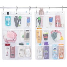 Lifewit Cruise Essentials Shower Caddy Must-Have, 7 17" x 25.6", White