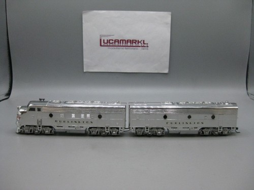 Athearn für Märklin HO modifiziert Br EMD F7 A+B (1011) Burlington DCC #e307 | Zustand: Als Ersatzteil / defekt